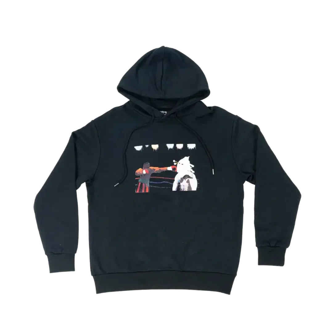 @darkgrapez i fight for a living Hooded Sweatshirt