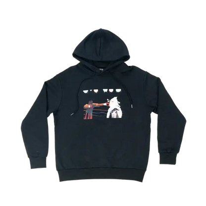 @darkgrapes i fight for a living Hooded Sweatshirt