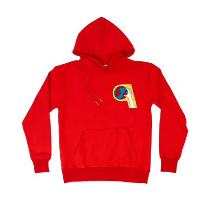 Chenille Letterman Hooded Sweatshirt