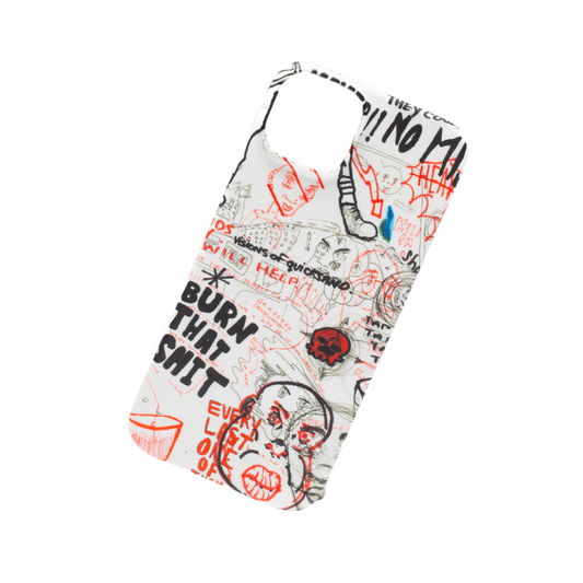 @darkgrapes White Flood iPhone 15 Case