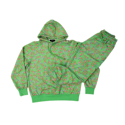 CAFE BOY Allover Hooded Sweatshirt