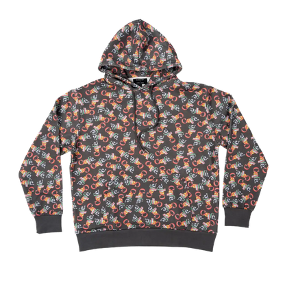 CAFE BOY Allover Hooded Sweatshirt