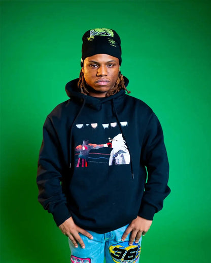 @darkgrapes i fight for a living Hooded Sweatshirt