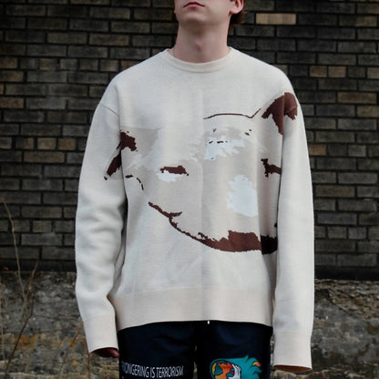 Dog Eat Dog Oversized Jacquard Knit